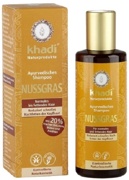 Khadi ayurvédikus mandulafű sampon 210 ml