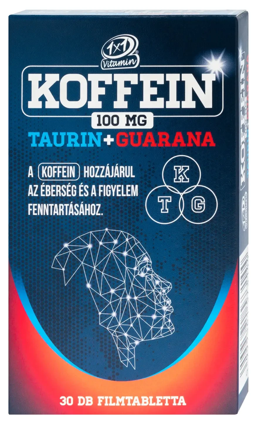 1x1 Vitamin Koffein+Taurin+Guarana filmtabletta 30db