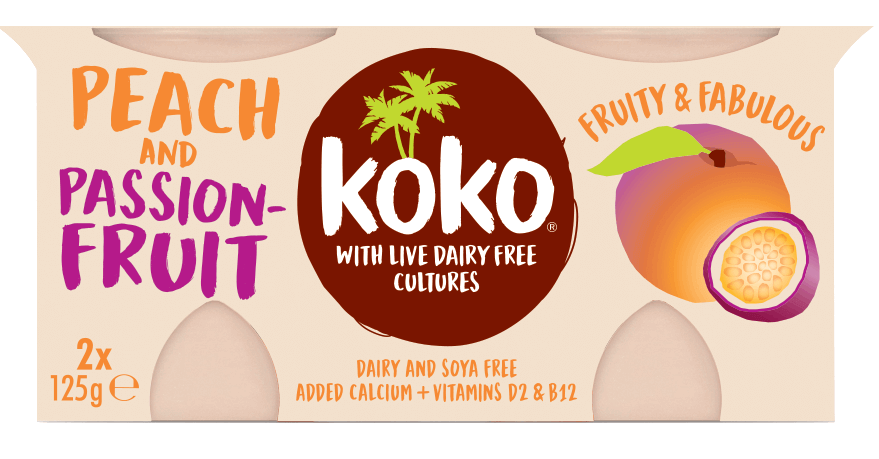 KOKO KÓKUSZGHURT BARACK-MARACUJÁS 2X125G
