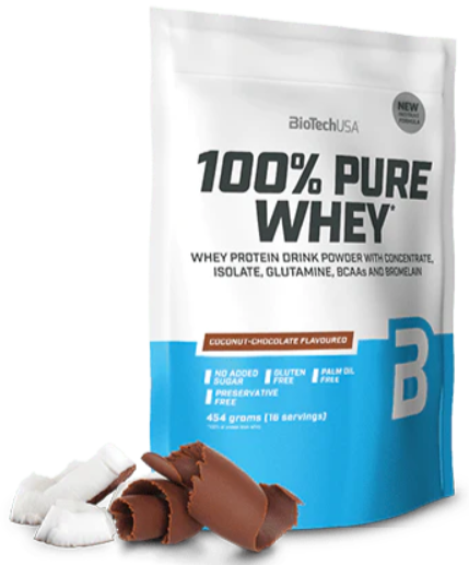 BT 100% Pure Whey protein kókusz csokoládé 454g