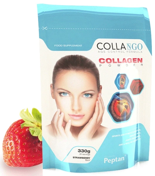 Kollagén por epres ízű 330g (Collango)