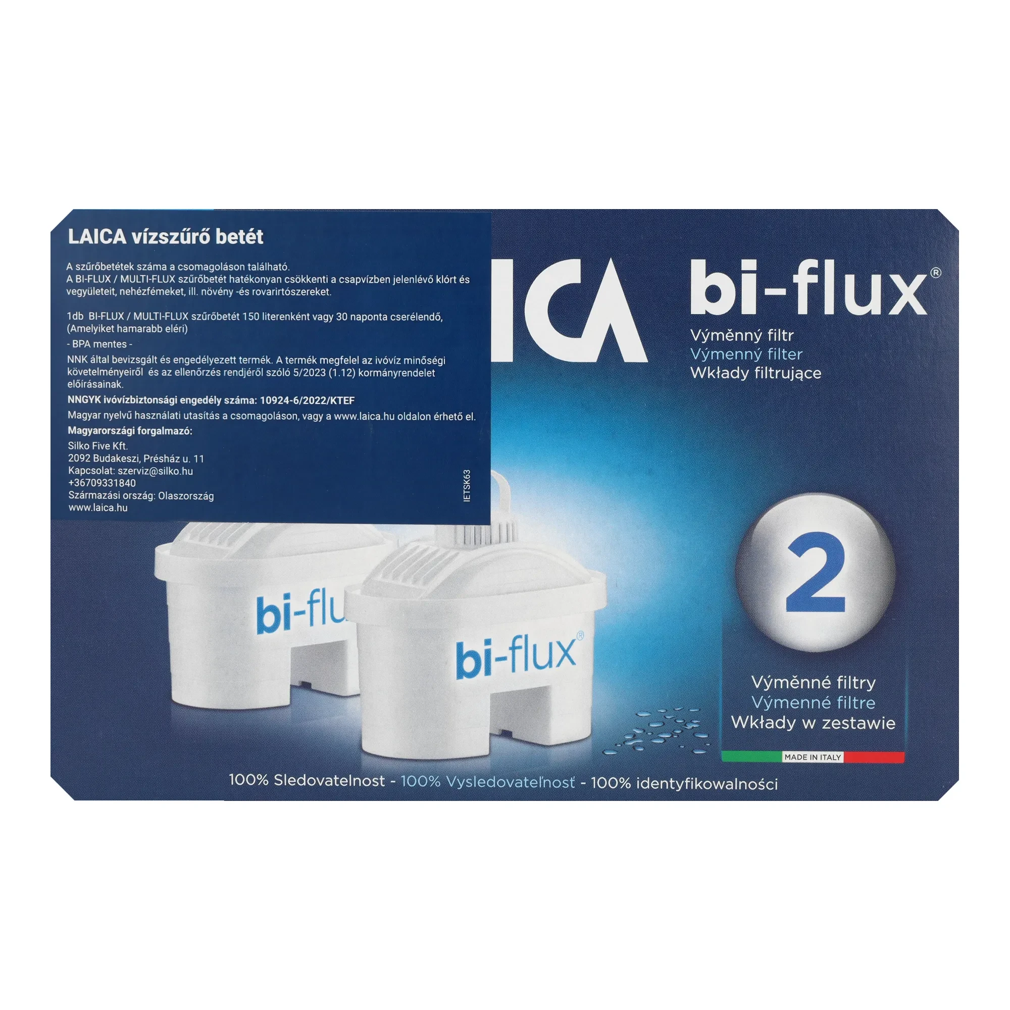 Laica Bi-Flux szűrő betét 2db