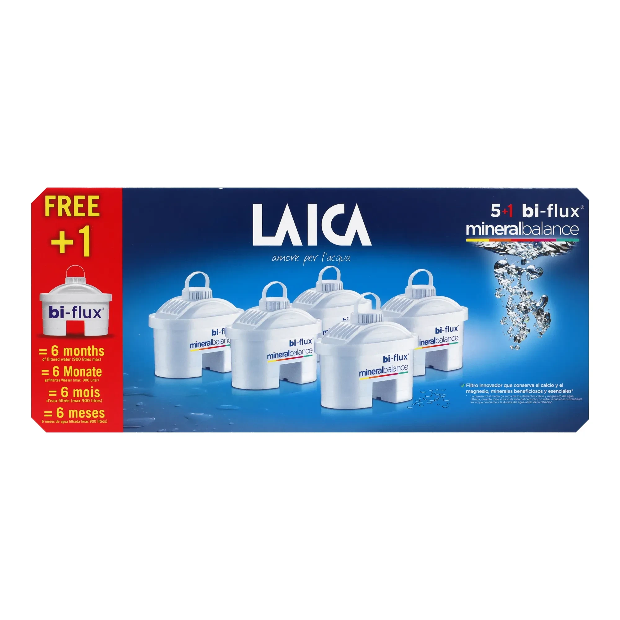 Laica -Mineral Balance 6db ajándék bi-flux szűrőbetét