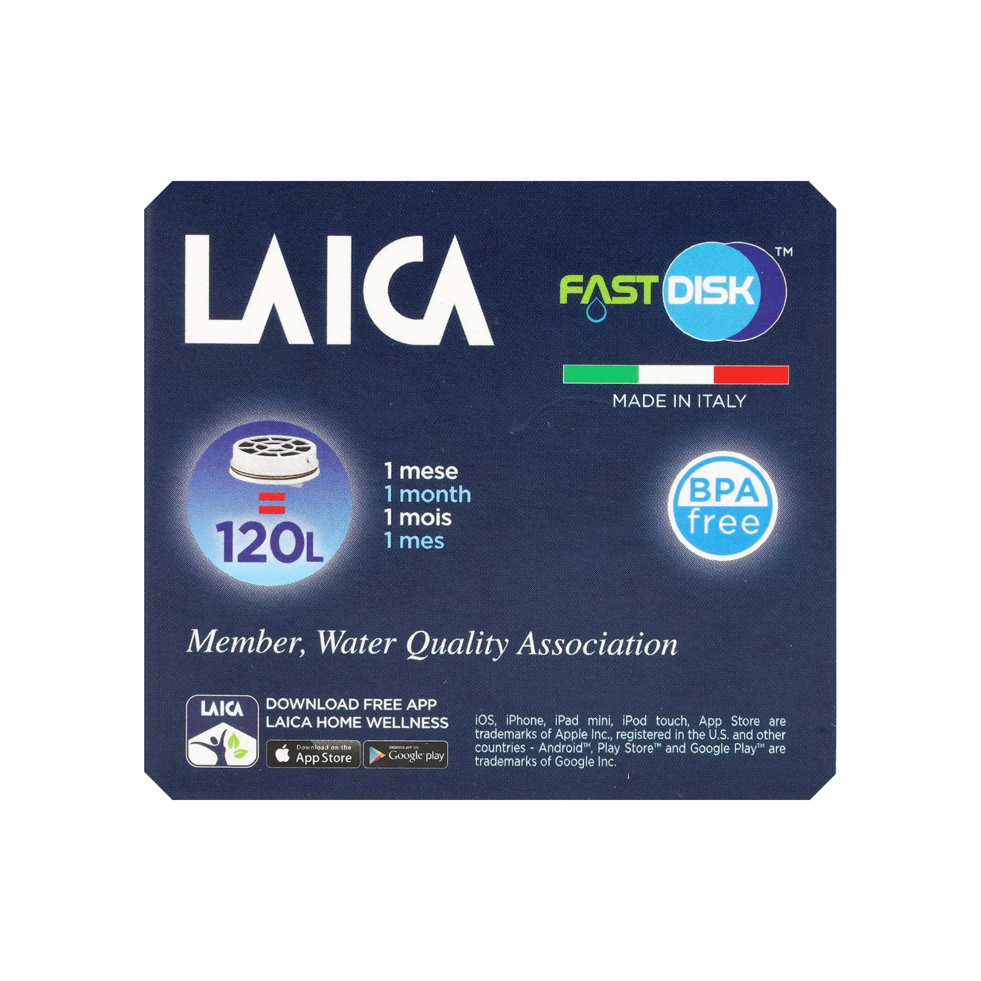 Laica Instant Fast Disk szűrő 3 db-os