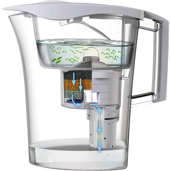 LAICA Predator vízszűrő kancsó Germ STOP baktériumszűrő betéttel