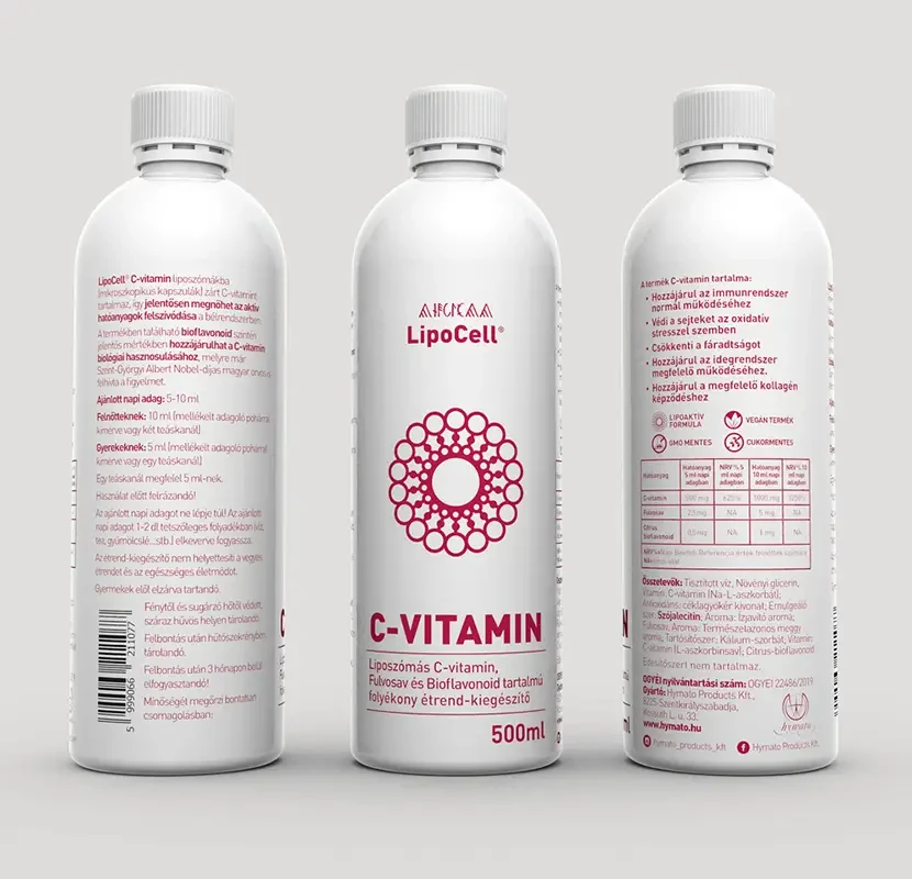LIPOCELL C-vitamin liposzomális étrend kiegészítő 500ml