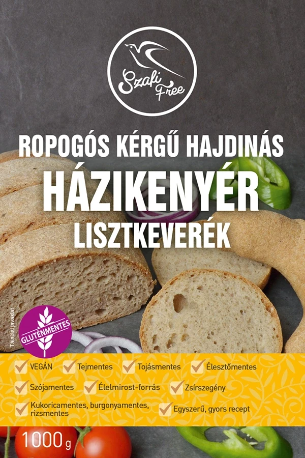 Szafi Free ropogós kérgű hajdinás házikenyér lisztkeverék 1000 g