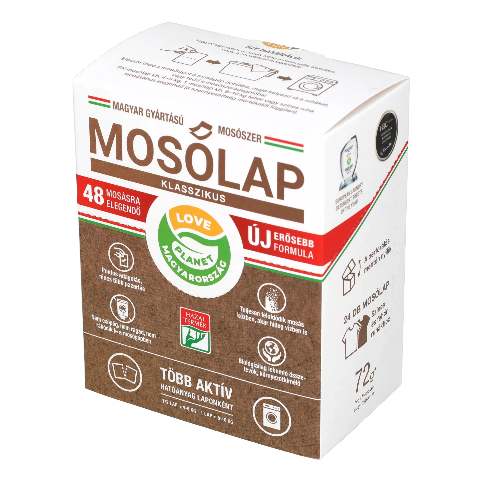 MOSÓLAP KLASSZIKUS, ILLATOS 48 MOSÁSRA