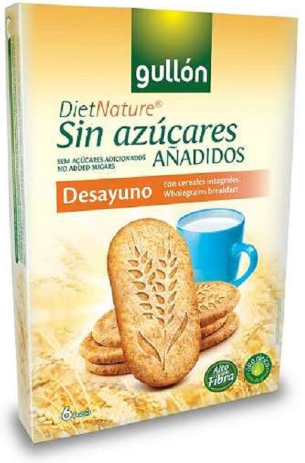 Gullon Többgabonás reggeli keksz 216g