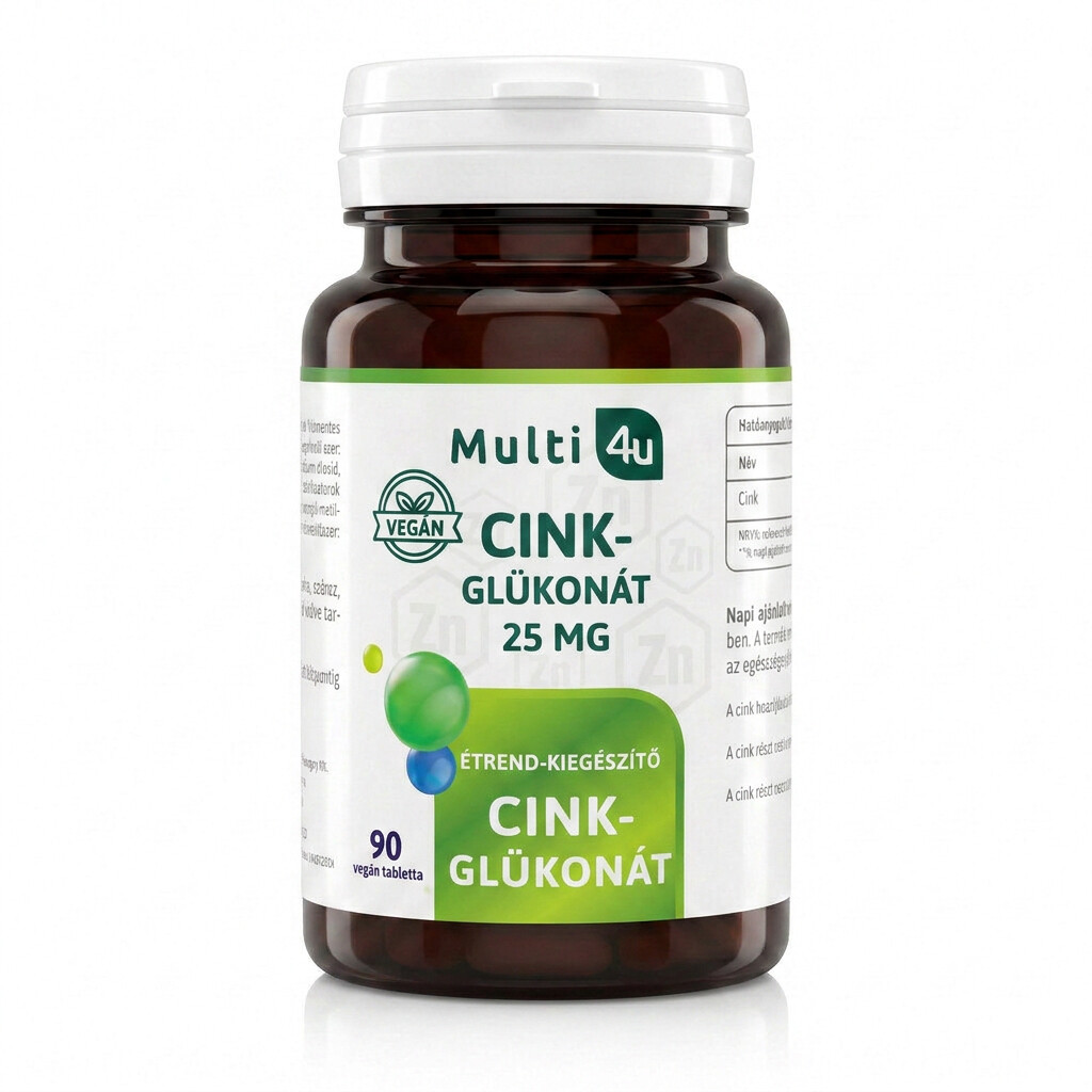 Multi 4U Cink-glükonát vegán tabletta 90db