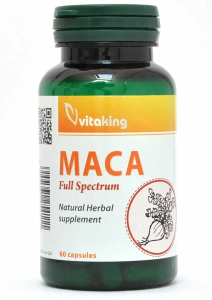 Maca gyökér 500 mg kapszla 60 db (Vitaking)