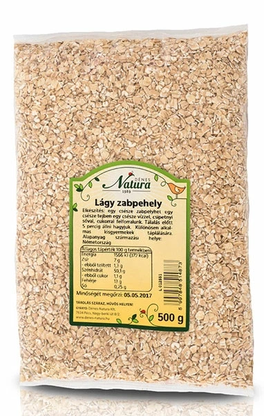 Lágy zabpehely 500 g (Dénes Natura)