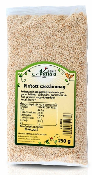 Pirított Szezámmag 250 g (Dénes Natura)
