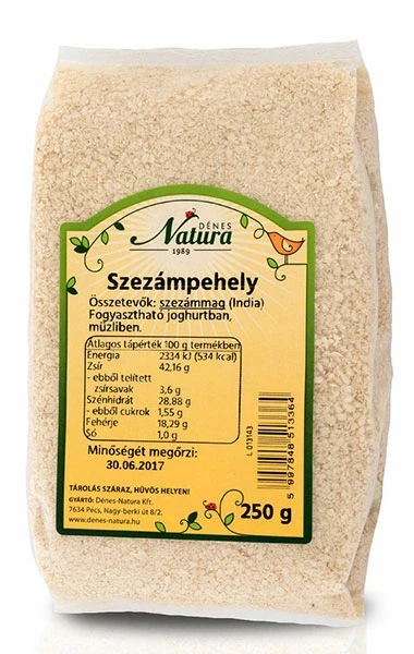 Szezámpehely 250 g (Dénes Natura)