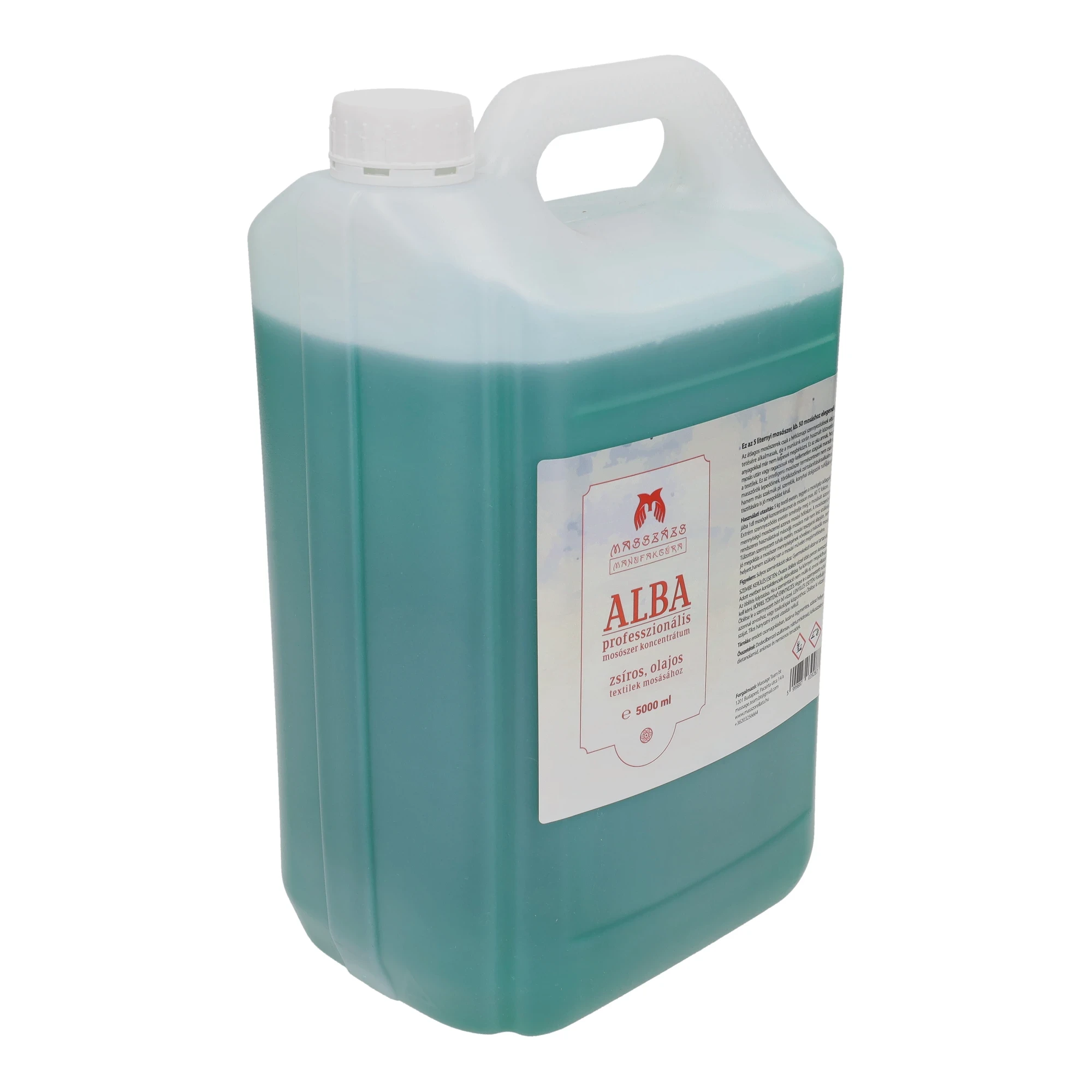 ALBA Speciális Mosószer Zsíros, Olajos Textilekhez 5 L