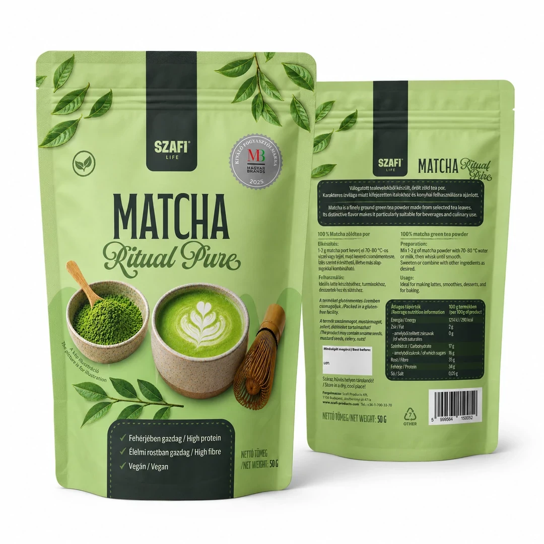 Szafi Life Matcha Ritual pure 50g (gluténmentes)