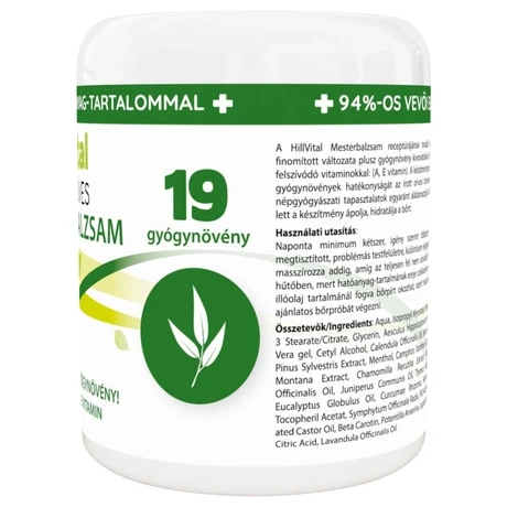 Gyógyfüves Mesterbalzsam Maximum 0,25kg