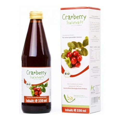 Medicura Tőzegáfonya 100% Bio Gyümölcslé 330ml