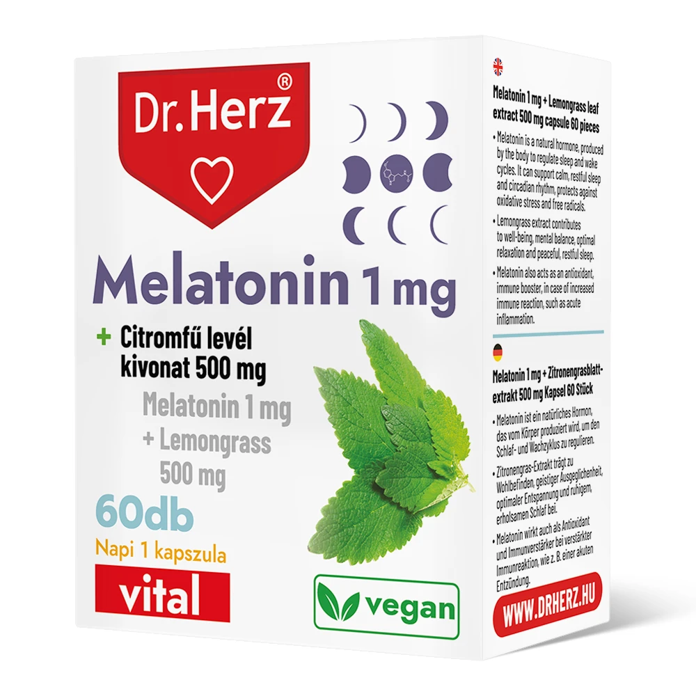 Dr. Herz Melatonin 1mg kapszula 60db