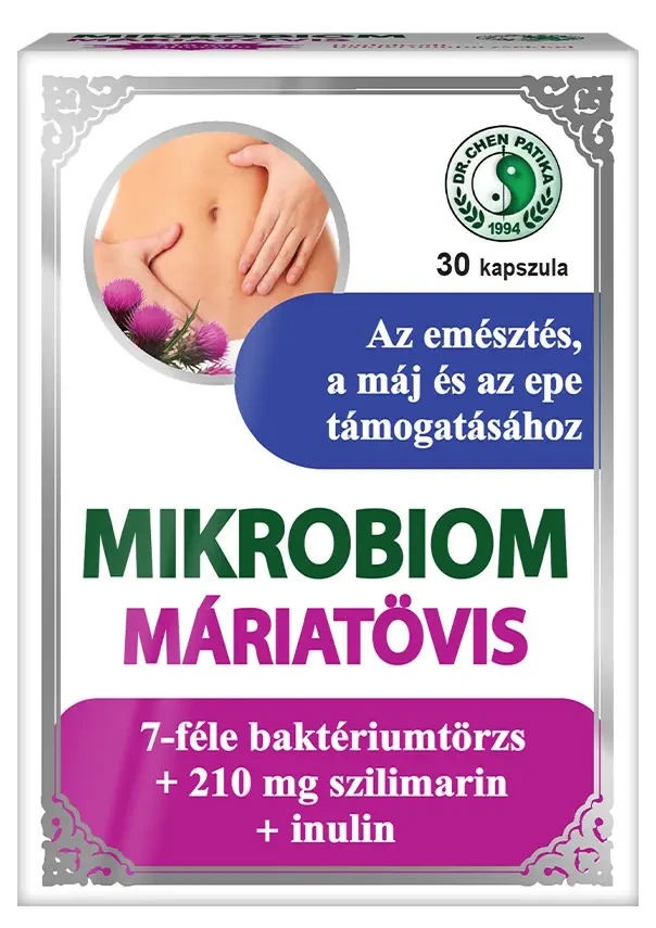 Dr. Chen Mikrobiom máriatövis kapszula 30 db