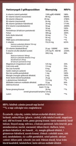 Multi Liquid plusz új formula 30 db (Vitaking)