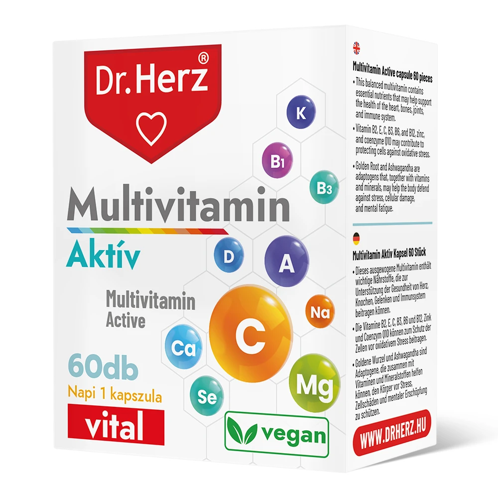 Dr. Herz Multivitamin Aktív kapszula 60db