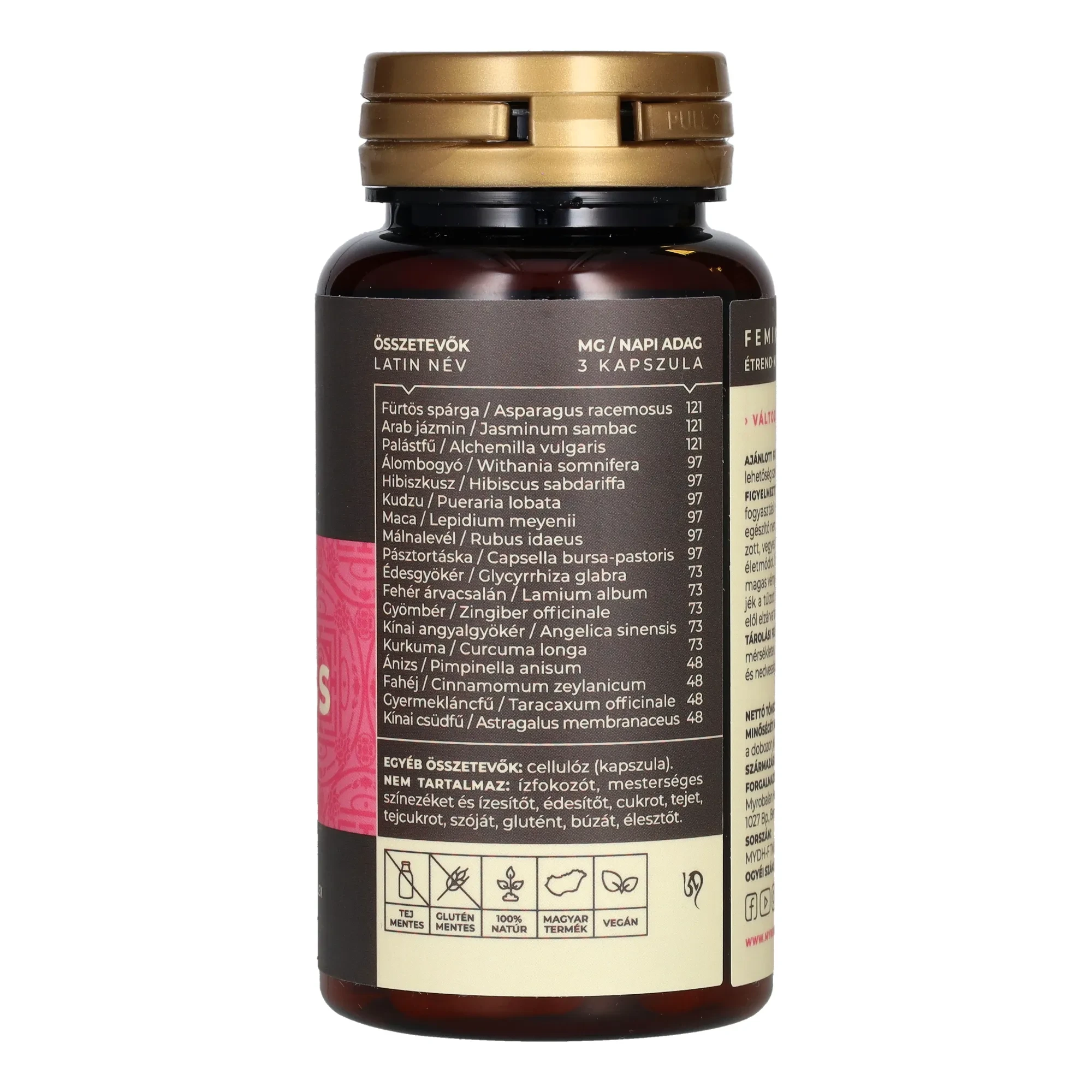 Myrobalan Feminess könnyed változókor gyógynövény-komplex 60db