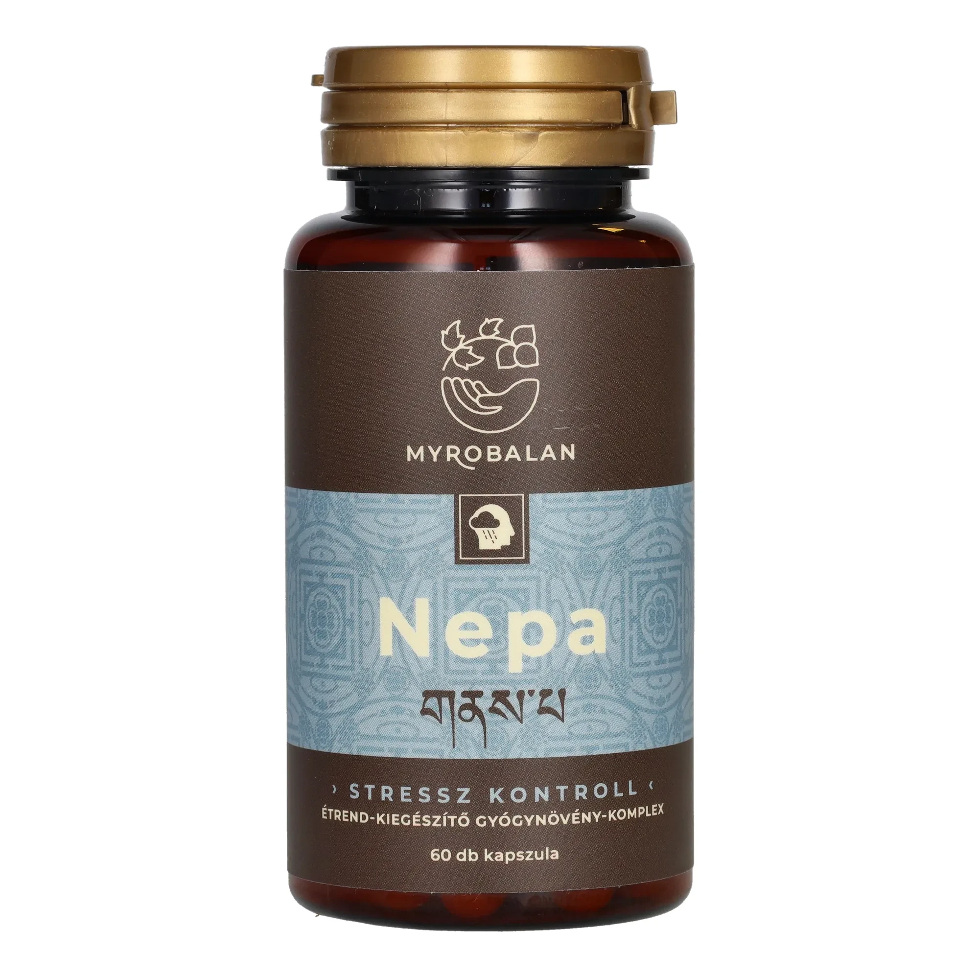 Myrobalan Nepa nyugodt tudat gyógynövény-komplex 60db