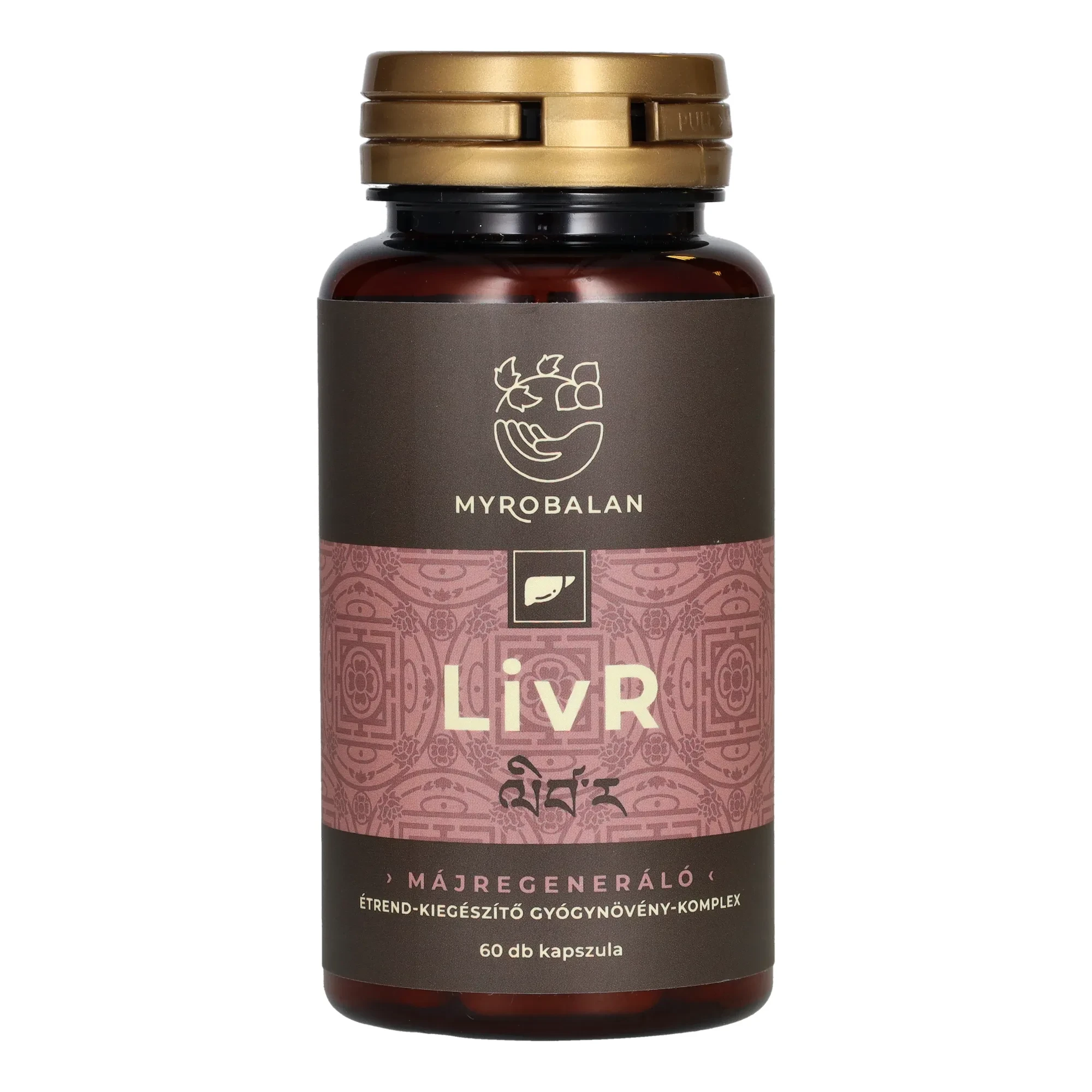 Myrobalan LivR májtisztító- és regeneráló gyógynövény-komplex 60db