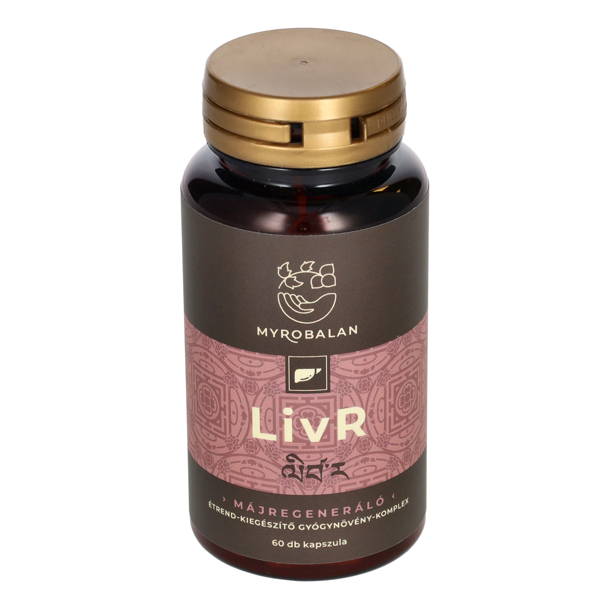 Myrobalan LivR májtisztító- és regeneráló gyógynövény-komplex 60db