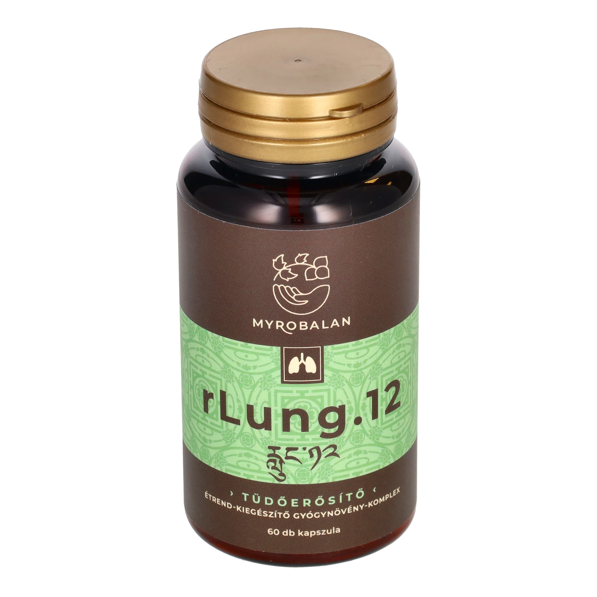 Myrobalan rLung.12 tüdőerősítő és tüdőtisztító gyógynövény-komplex 60db