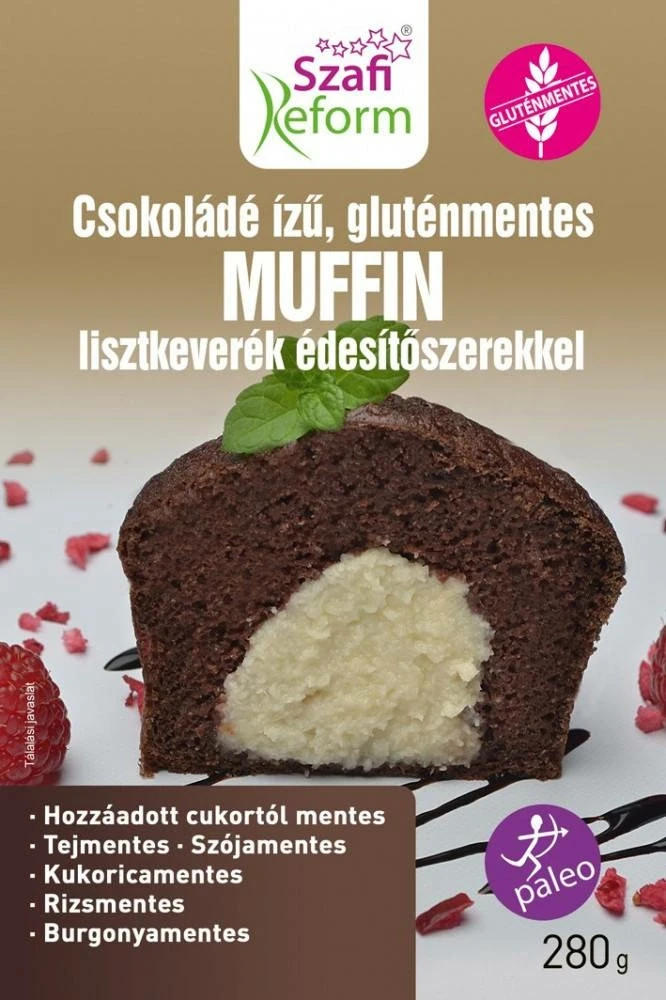 Szafi Reform Étcsokoládé ízű muffin keverék 280g