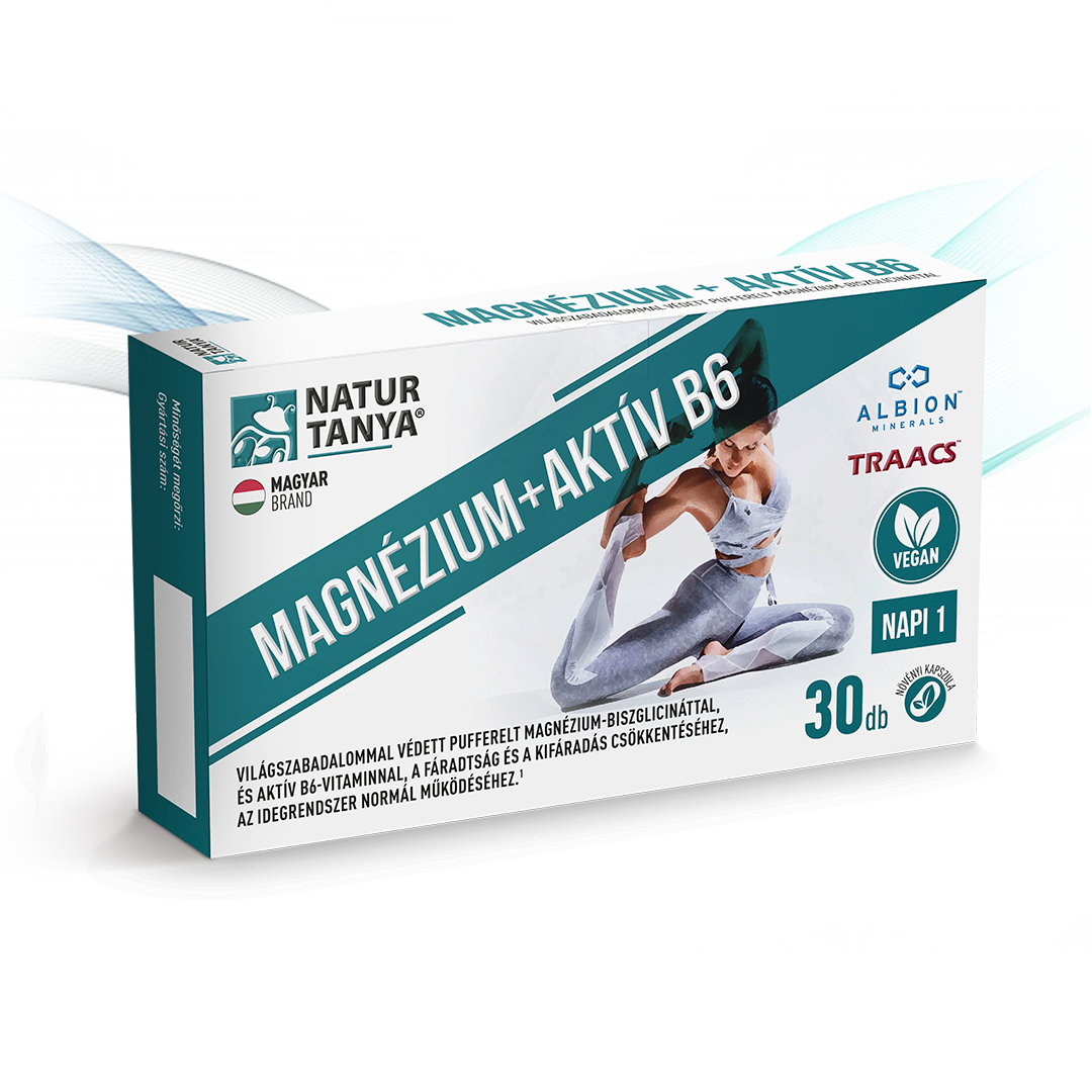 NT Vegán MAGNÉZIUM + AKTÍV B6 30db