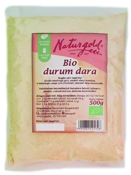 Naturgold Bio durum dara 500g