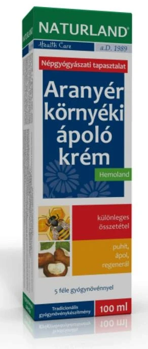 Aranyér környéki ápoló krém 100 ml (Naturland)