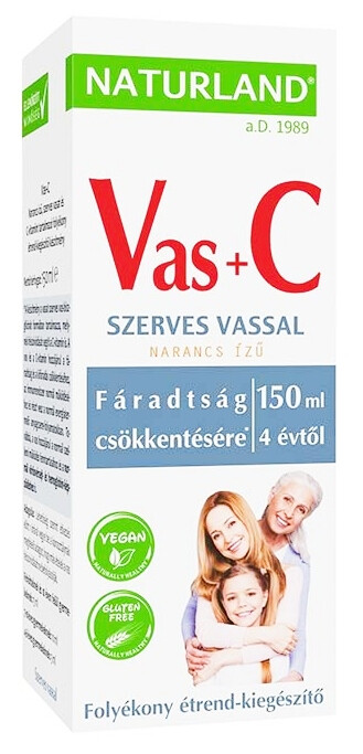 NL Vas+C szerves vassal 150ml