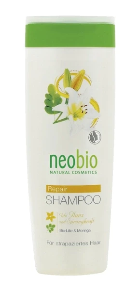 Neobio regeneráló sampon fehérliliommal és moringával 250 ml