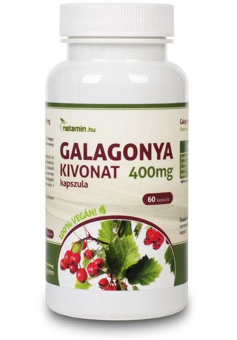 Netamin Galagonya kivonat 400 mg kapszula 60 db