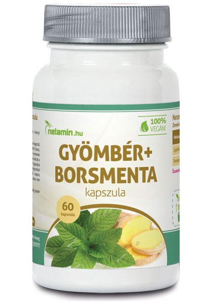 Netamin Gyömbér+Borsmenta kapszula 60 db