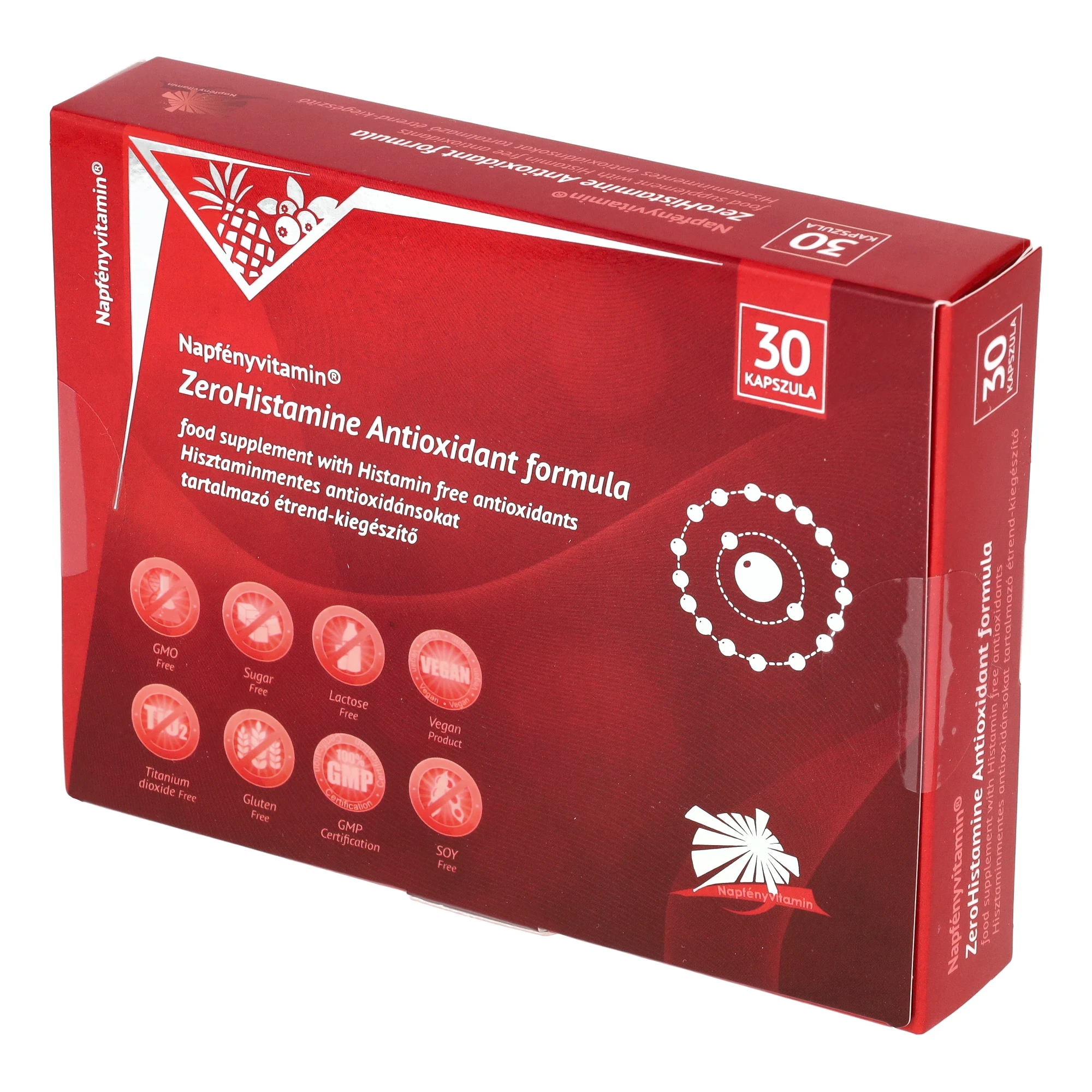 Napfényvitamin Zerohistamine antioxidáns formula 30db