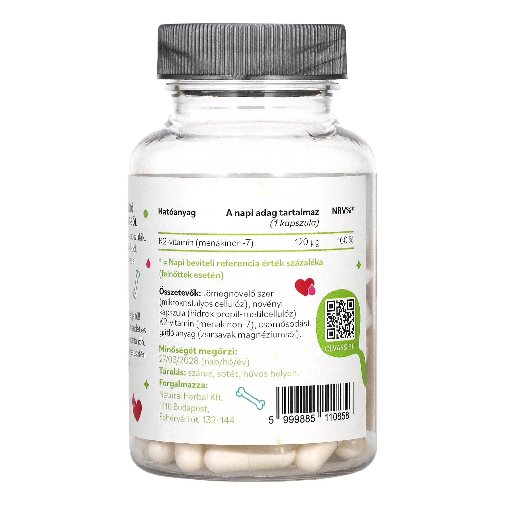 Netamin K2-vitamin kapszula 100 db