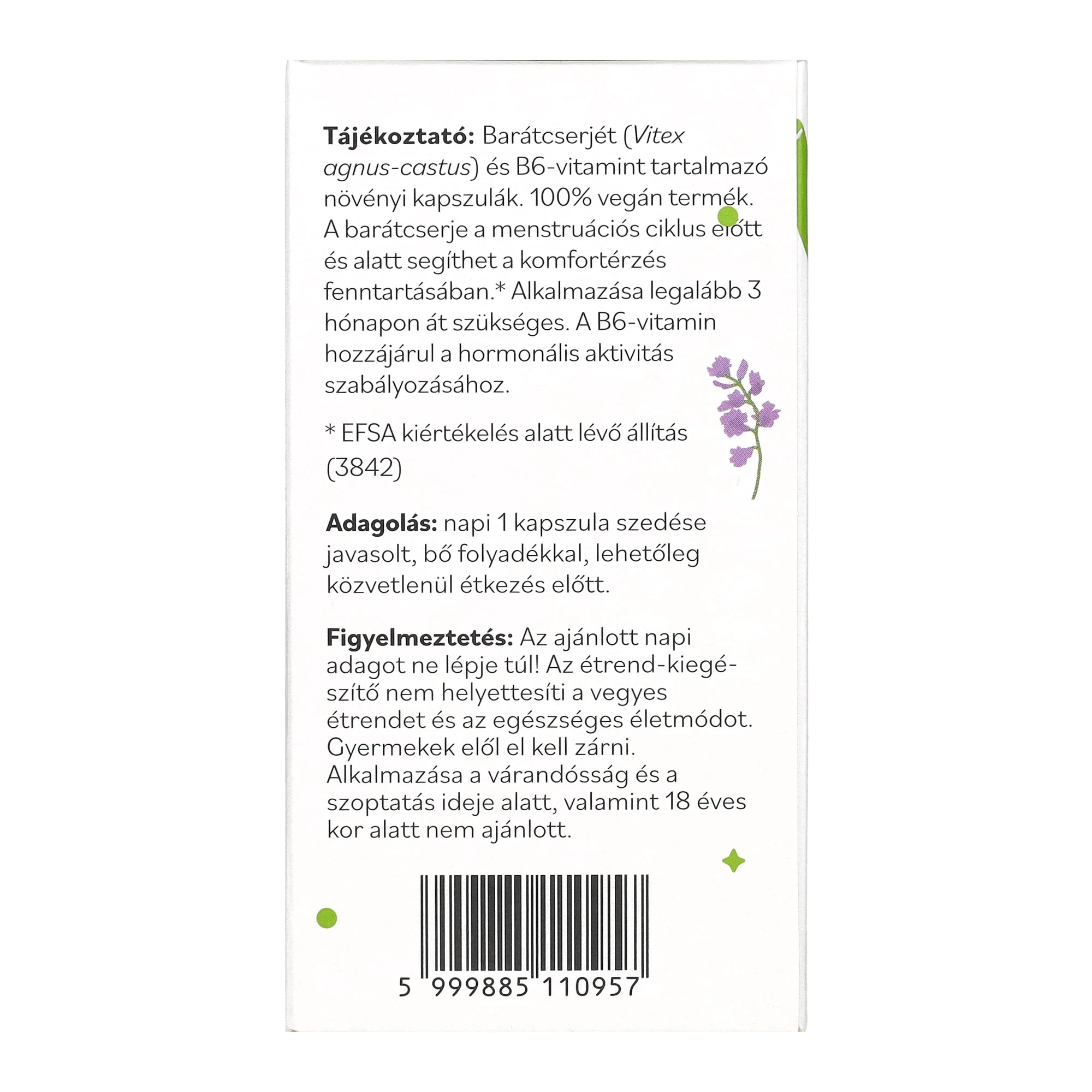 Netamin Barátcserje Hormon PLUSZ kapszula 60 db