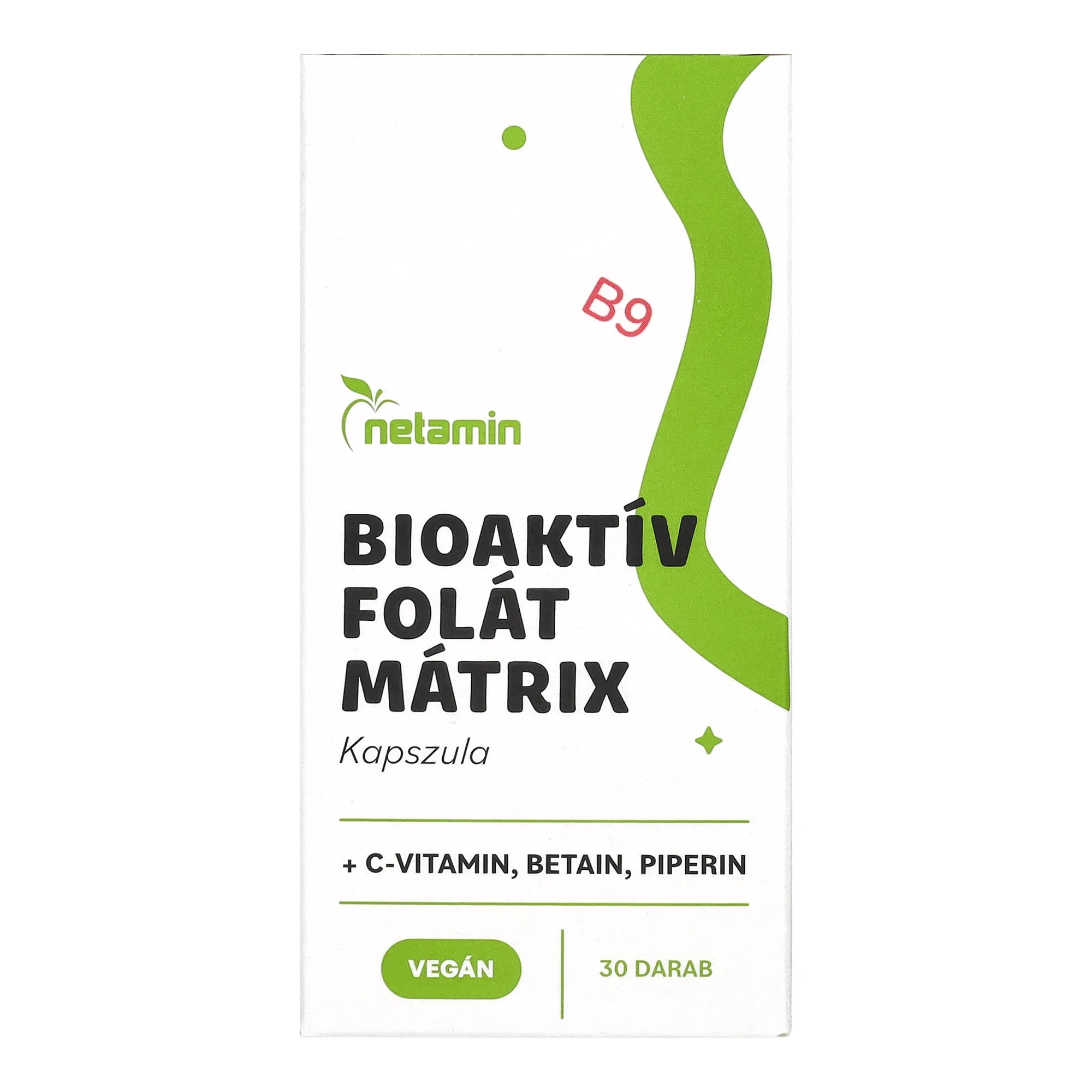 Netamin Bioaktív Folát Mátrix kapszula 30 db