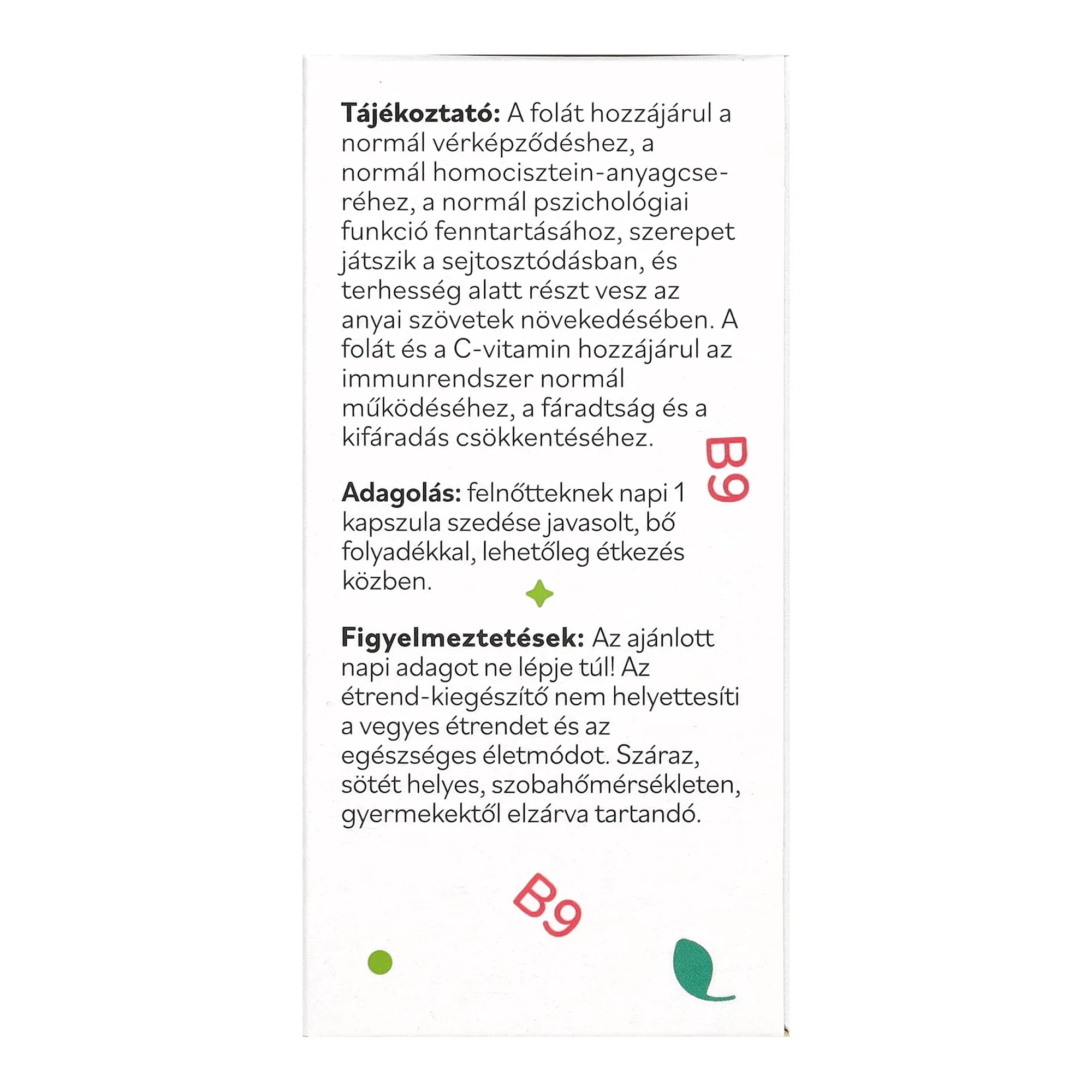 Netamin Bioaktív Folát Mátrix kapszula 30 db