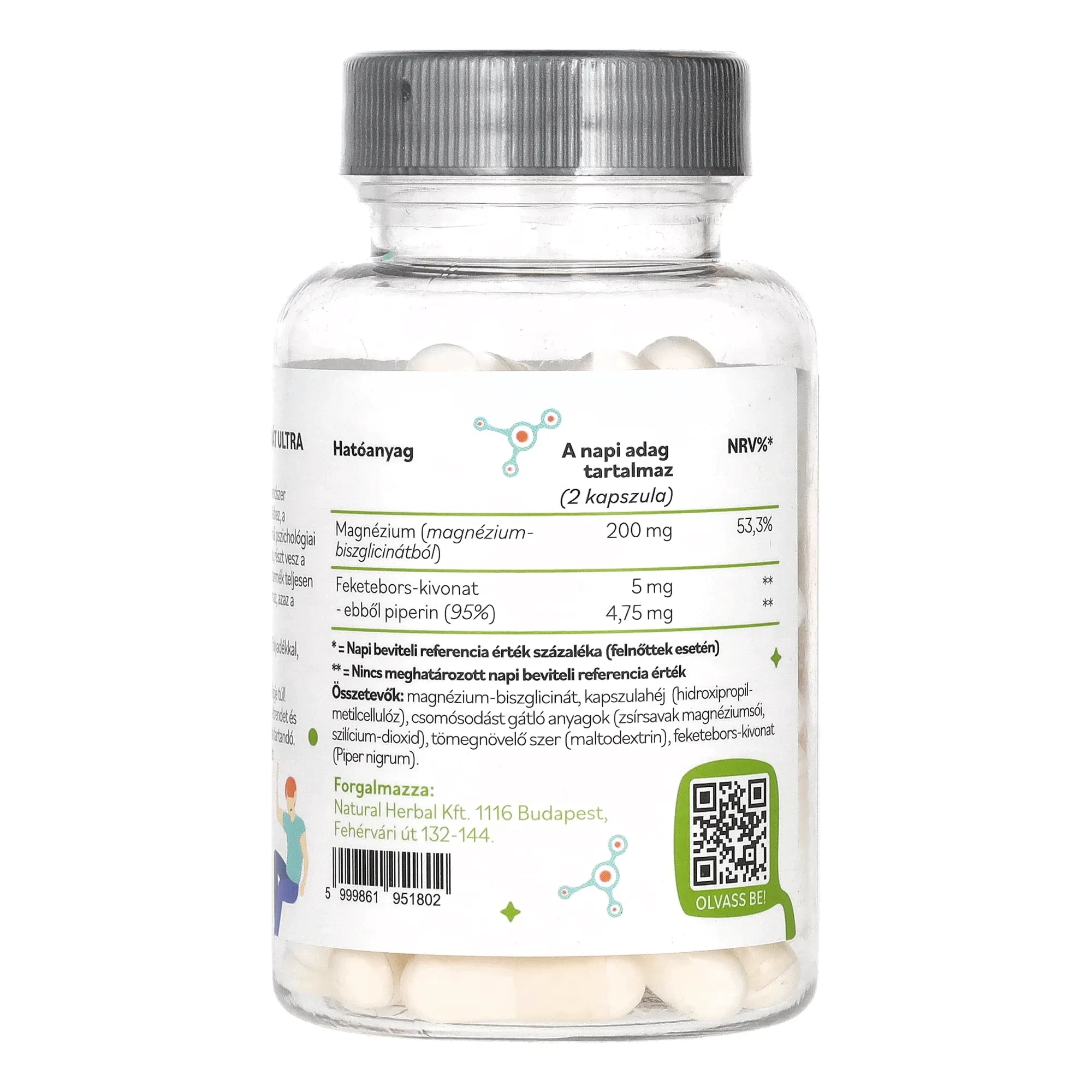 Netamin Magnézium-biszglicinát Ultra kapszula 60 db