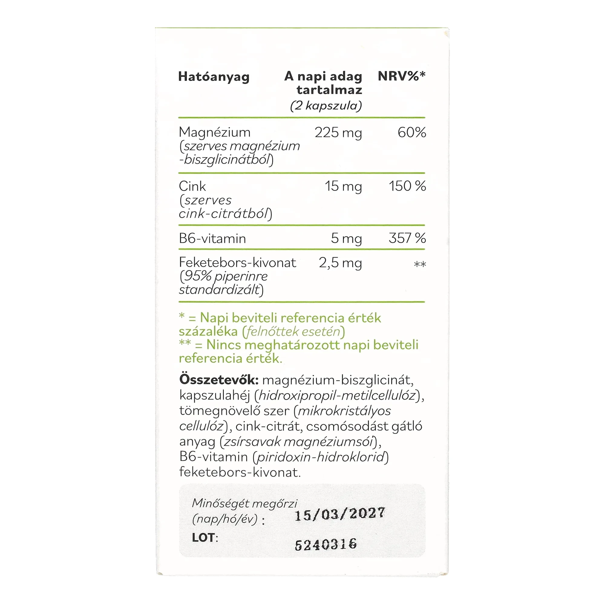 Netamin ZMB Férfienergia kapszula 60 db