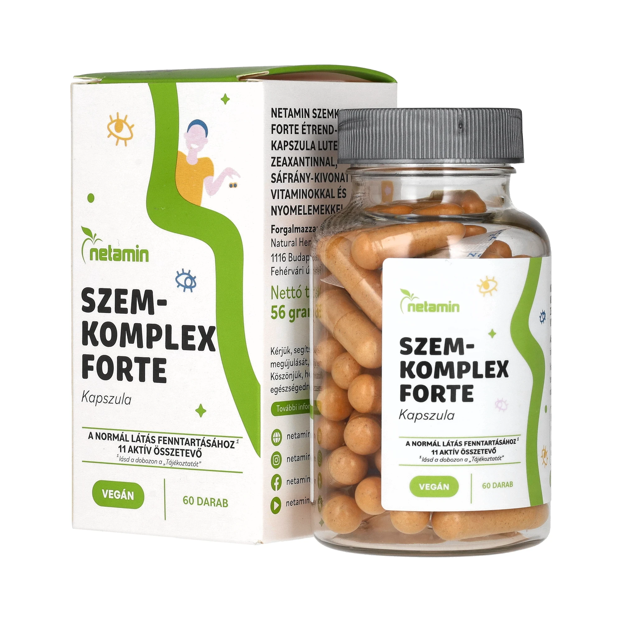 Netamin SZEMKOMPLEX FORTE kapszula 60db