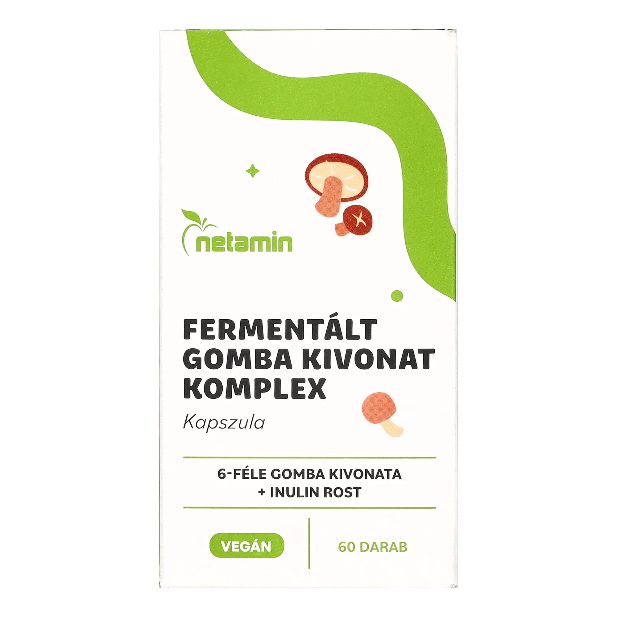 Netamin Fermentált Gomba Kivonat Komplex kapszula 60db