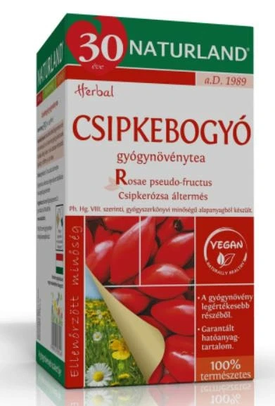 Naturland Csipkebogyó tea extra filtertea 20x2,5 g
