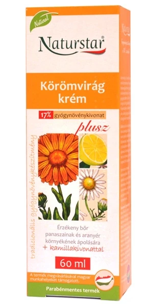 Naturstar Körömvirág krém Plusz Kamílla kívonattal 60 ml